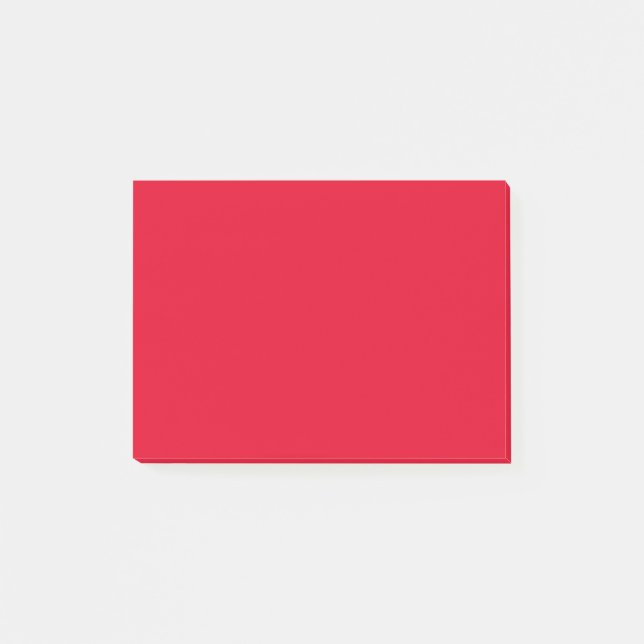 Cadmium Red Solid Color Post-it Klebezettel (Vorderseite)
