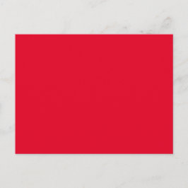 Cadmium Red Solid Color Postkarte