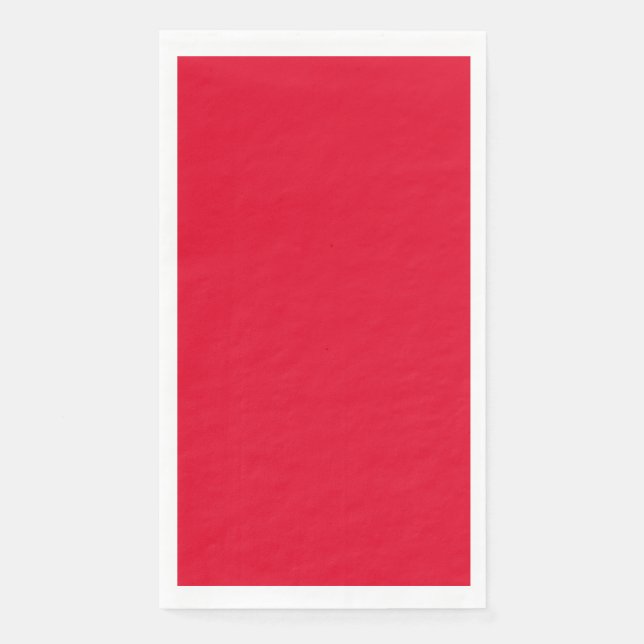 Cadmium Red Solid Color Serviette (Vorderseite)