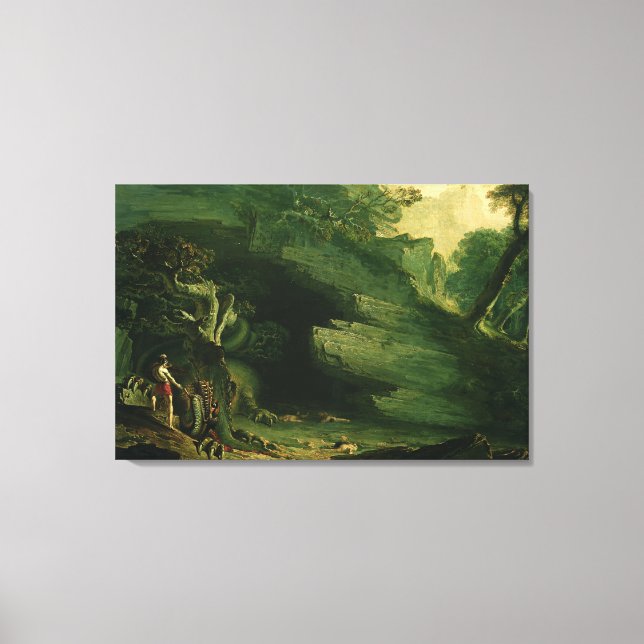 Cadmus und der Drache Leinwanddruck (Vorderseite)