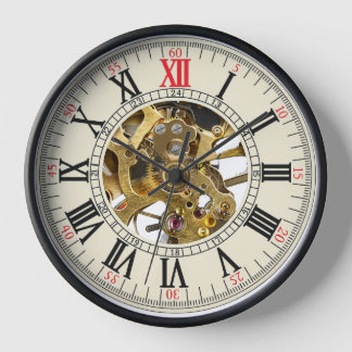 Cadran de montre de poche vintage pour horloge mur