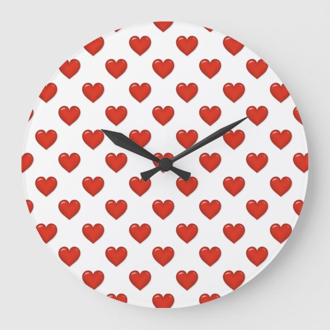 Cadran grande horloge à motif de cœur (Recto)