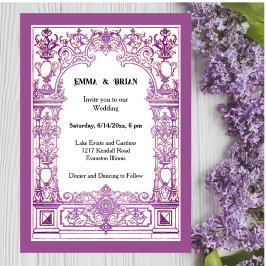 Cadre antique Invitation