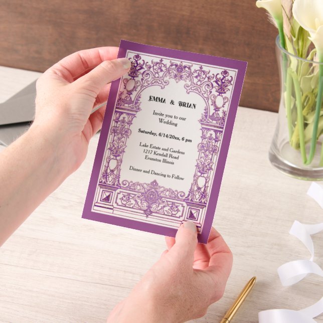Cadre antique Invitation (Ordinateur de poche)