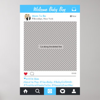 Cadre de fête pour réseaux sociaux Affiche de Prop