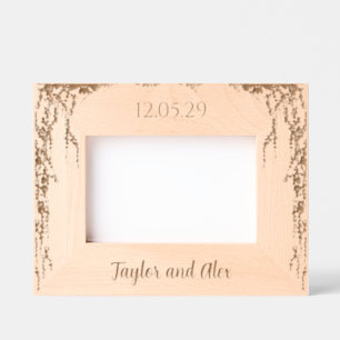 Cadre de Mariage de vigne naturel Simplistic Boho