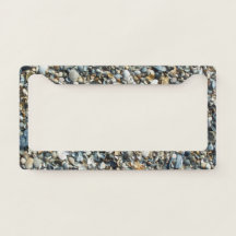 Cadre de plaque de licence de coquillage