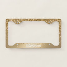 Cadre de plaque de licence - Votre Parties scintil