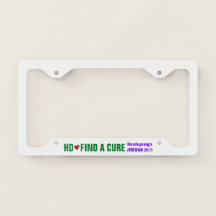 Cadre de plaque d'immatriculation HD (maladie de H