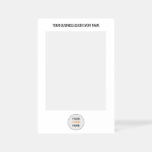Cadre de selfie de logo de propriété de l'événemen