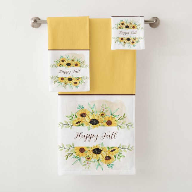Cadre de tournesol automne avec texte personnalisa (En situation)