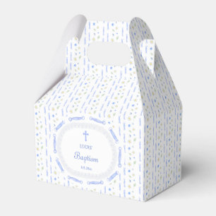 Cadre en ruban bleu Ballotins floral