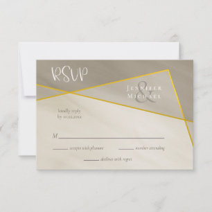 cadre or gris antique mariage rsvp