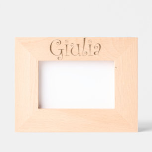 Cadre Photo à Poser "Giulia" – Cadeau nouveau né