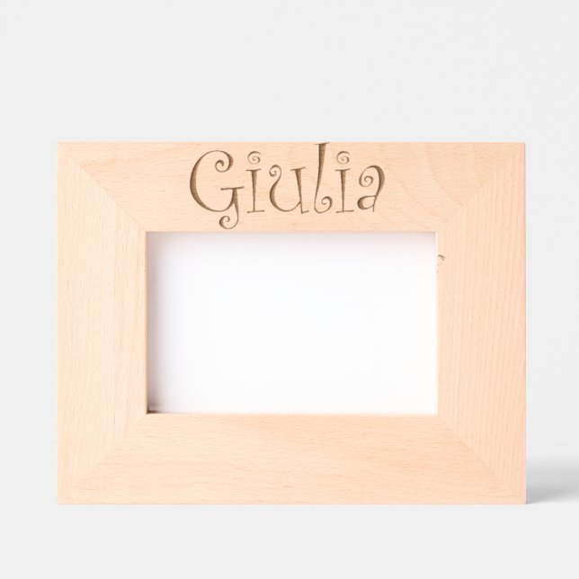 Cadre photo personnalisé Giulia / Custom frame  (Recto)