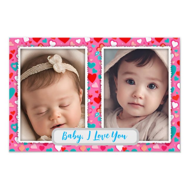 Cadre photo pour bébé, photo Collage de conservati (Devant)