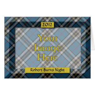 Cadre photo Tartan personnalisé - Burning Night Ca
