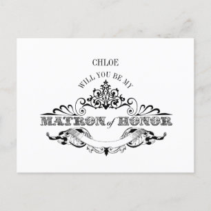 Cadre vintage Soyez ma carte d'honneur