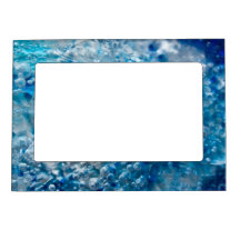 Mosaïque bleue - bulles argentées bleues