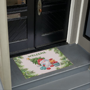 Cadres de Noël et tapis de portes Gnome