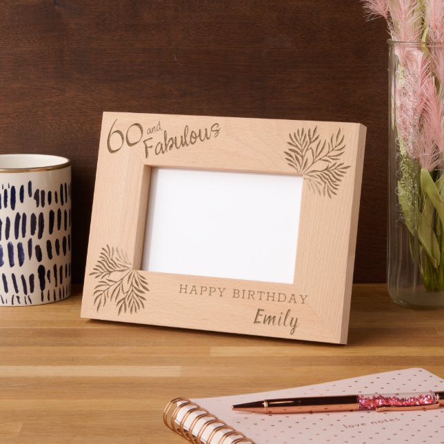Cadres Gravés 60 et Fabulous Foliage 60e anniversaire (Gauche)