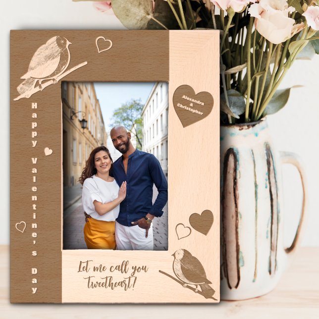 Cadres Gravés Aimer Whispers des bois, Valentines Oiseaux (Créateur téléchargé)