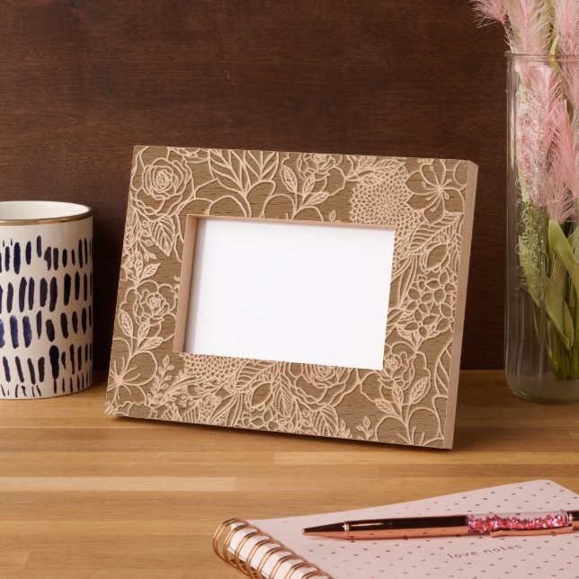 Cadres Gravés Art moderne Floral Doodles (Gauche)