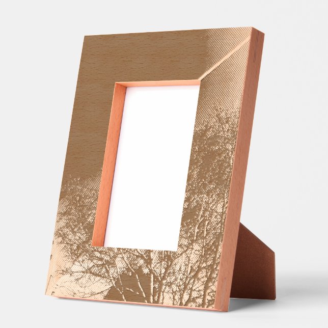 Cadres Gravés avions et arbre sur noir (Gauche)