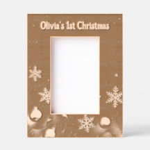 Baby's first Christmas Laser Etched Picture Frame