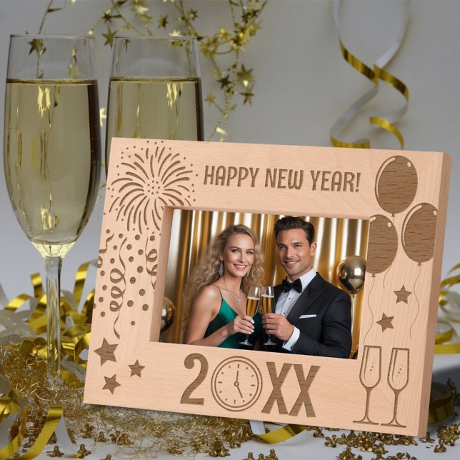 Cadres Gravés Bonne fête du Nouvel An Customisée (Créateur téléchargé)