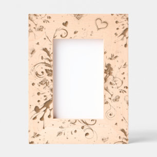 Cadres Gravés Bouquet Valentines / Art Rose