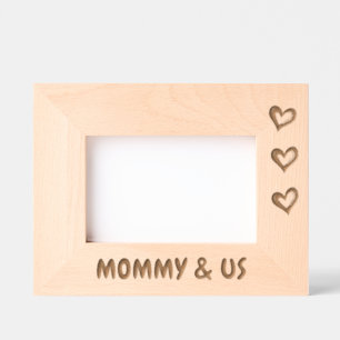 Cadres Gravés Cadeau Photo Pour Maman, Maman & Us Picture Frame,