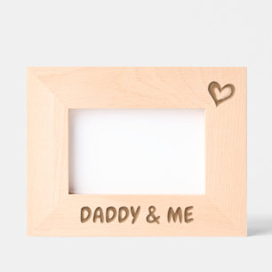 Cadres Gravés Cadeau Photo Pour Papa, Papa & Moi Image Frame,