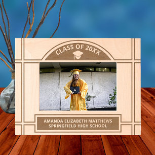 Cadres Gravés Casquette N Tassel Arc élégant 6x4L Diplôme