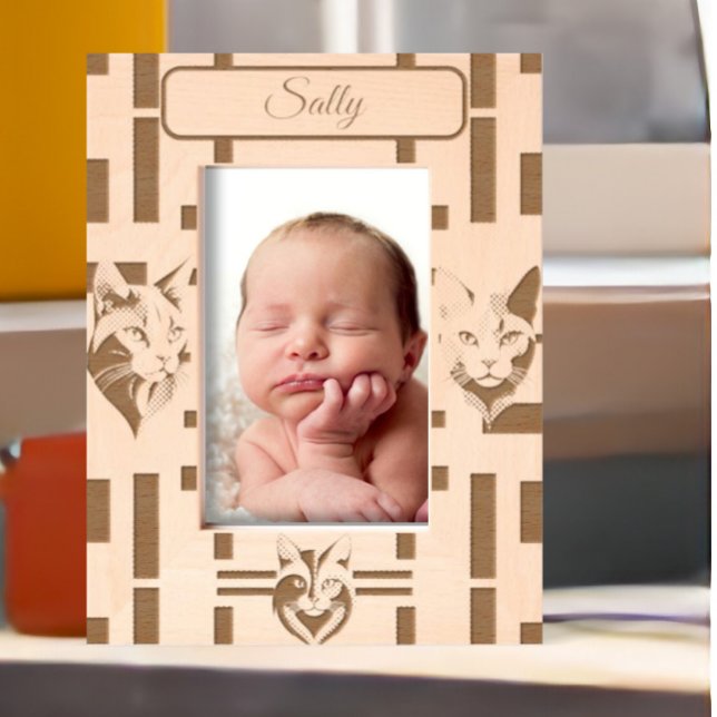 Cadres Gravés chats (Créateur téléchargé)