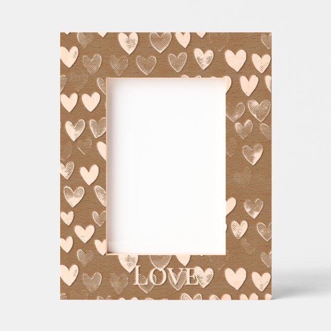 Cadres Gravés Chic Hearts & Butterflies (Recto)