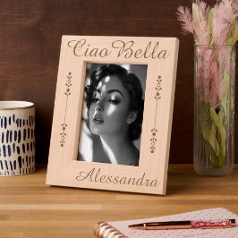 Cadres Gravés Ciao Bella Personalized