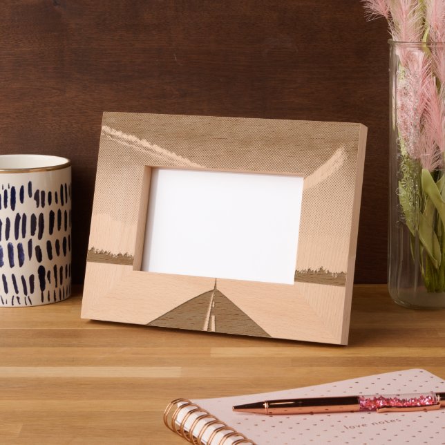 Cadres Gravés ciel bleu avions (Gauche)