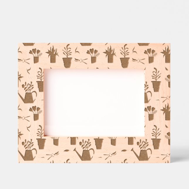 Cadres Gravés Conception du jardin (Recto)