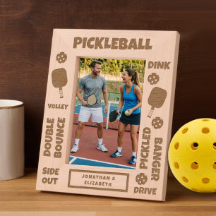 Cadres Gravés Conditions de joueur de pickleball personnalisées