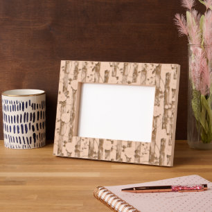 Cadres Gravés Cowgirl occidental floral en bois