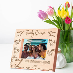 Cadres Gravés Croisière en famille Rassemblons des souvenirs