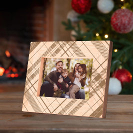 Cadres Gravés Diagonal Plaid