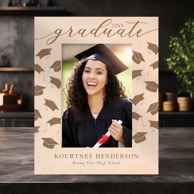 Cadres Gravés Diplômé Casquette de 2025 (Créateur téléchargé)