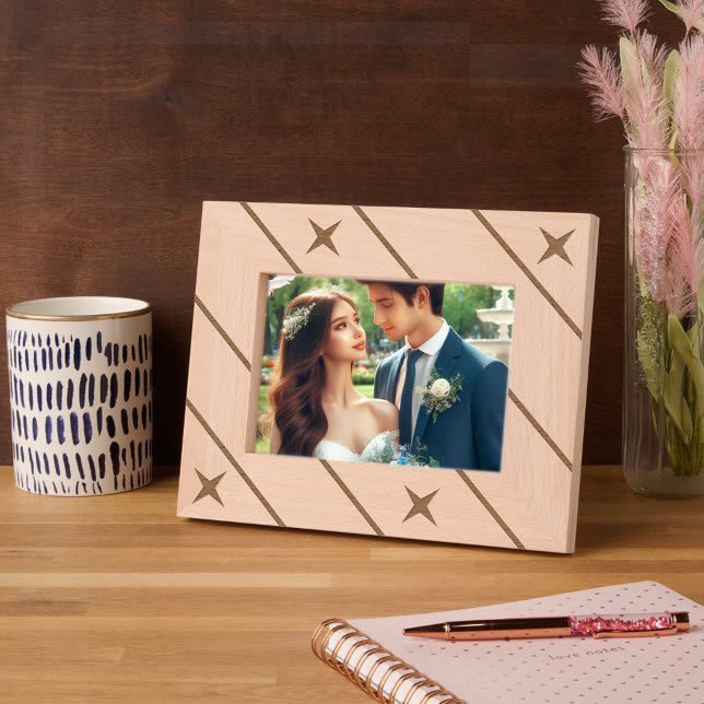 Cadres Gravés Élégant Moderne Stars et Line Art (Créateur téléchargé)