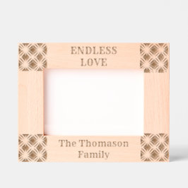 Cadres Gravés Endless Love Personnalisé Nom De Famille Image Fra
