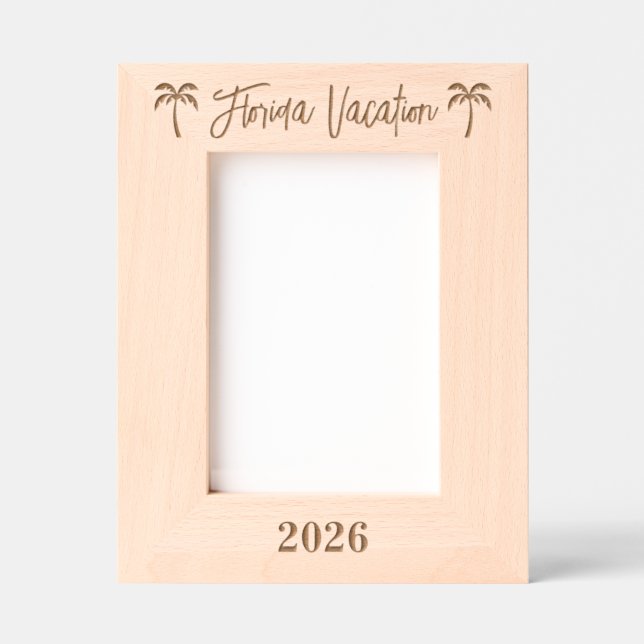 Cadres Gravés Florida Vacation  Engraved Frames (Recto)