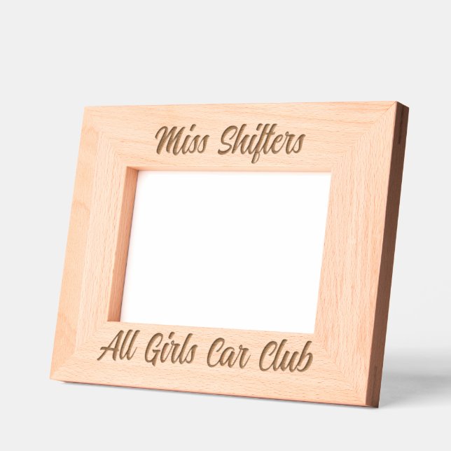 Cadres Gravés Frame photo Miss Shifters (Gauche)