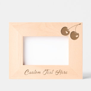 Cadres Gravés Frames à grains doux avec texte personnalisé