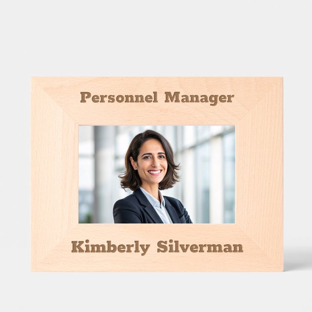 Cadres Gravés Gestionnaire Nom complet Titre du travail moderne  (Créateur téléchargé)